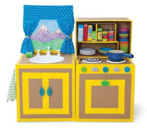 igračke od kartonskih kutija