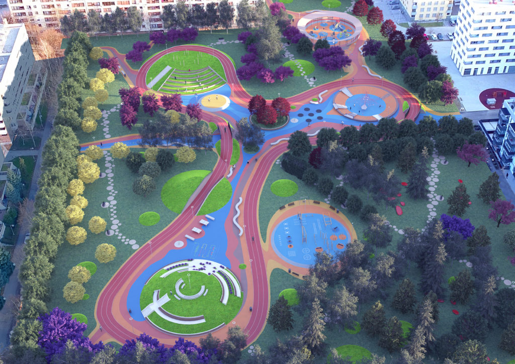 park na Savici